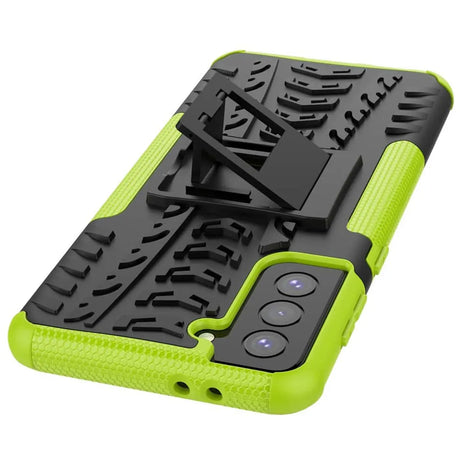 Sturzsichere, robuste Outdoor Handyhülle für Samsung Galaxy S21 Plus in Grün