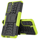 Sturzsichere, robuste Outdoor Handyhülle für Samsung Galaxy S22 in Grün