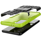 Sturzsichere, robuste Outdoor Handyhülle für Samsung Galaxy S22 in Grün