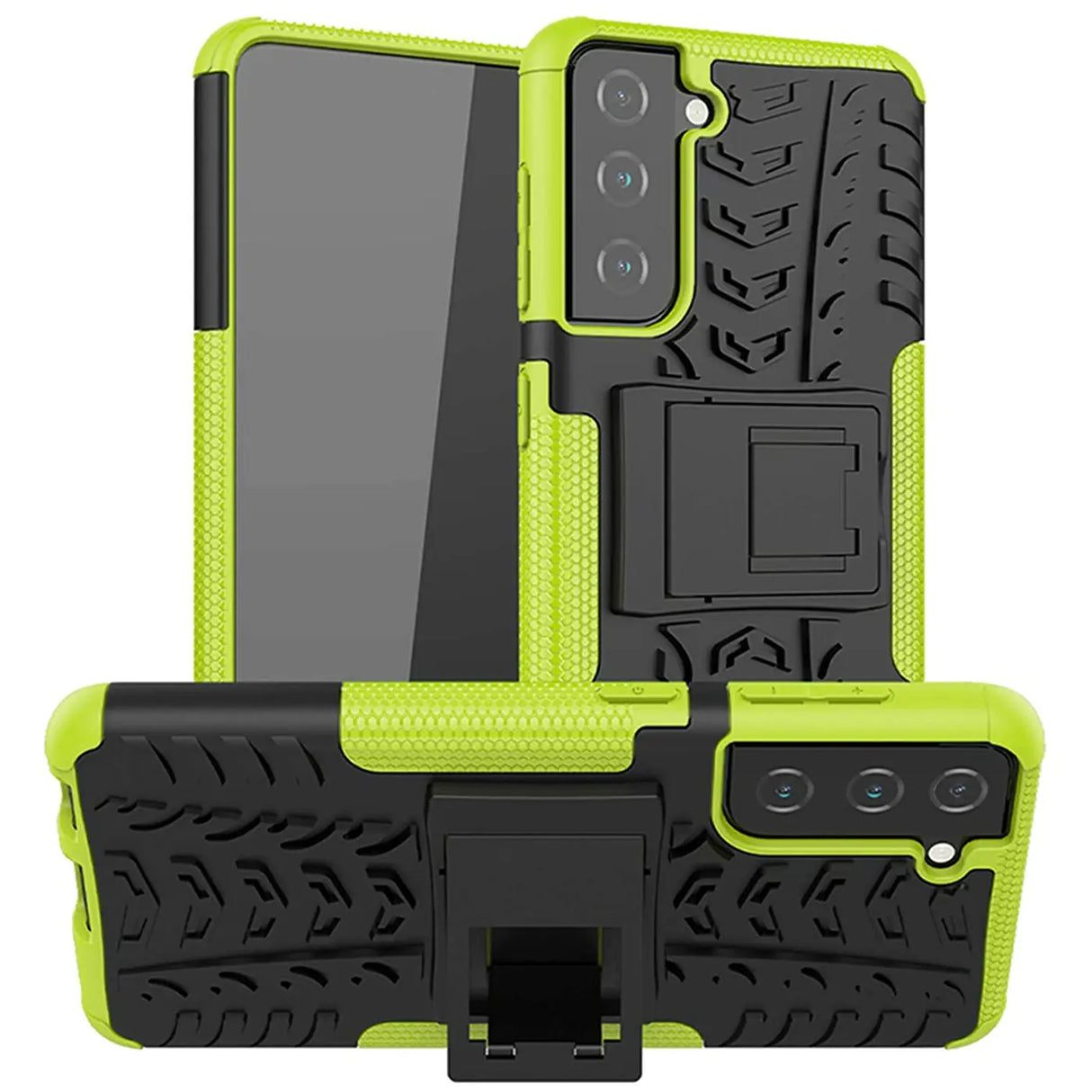 Sturzsichere, robuste Outdoor Handyhülle für Samsung Galaxy S22 Plus in Grün