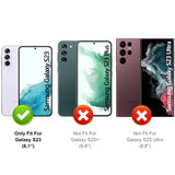 Sturzsichere, robuste Outdoor Handyhülle für Samsung Galaxy S23 in Blau