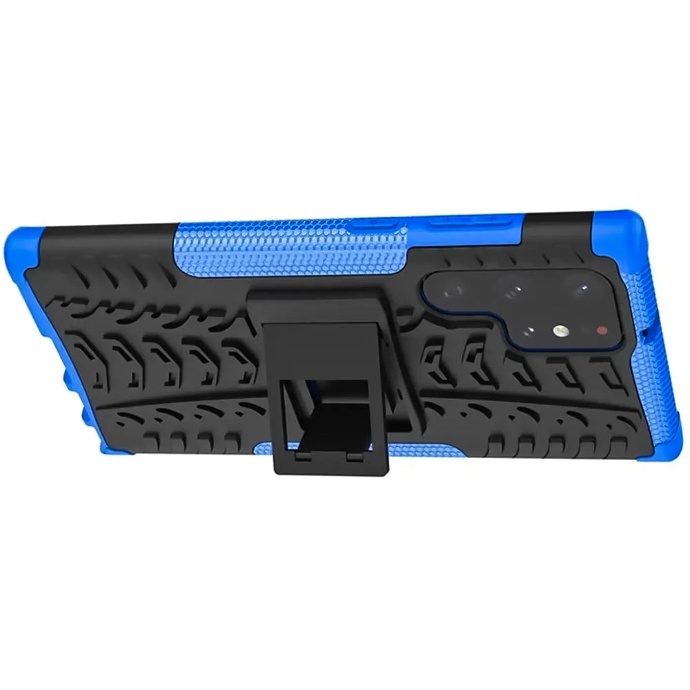 Sturzsichere, robuste Outdoor Handyhülle für Samsung Galaxy S23 Ultra in Blau