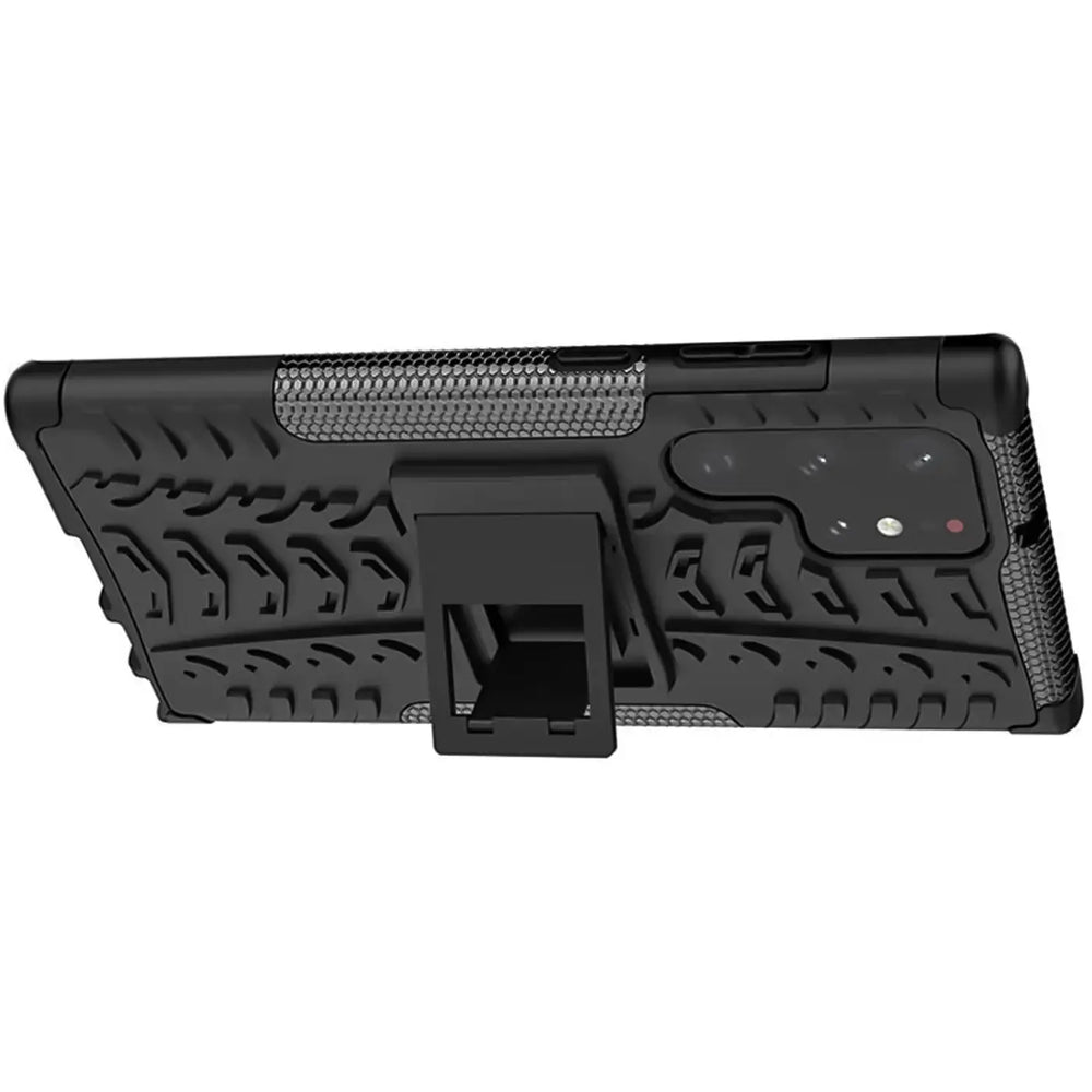 Sturzsichere, robuste Outdoor Handyhülle für Samsung Galaxy S23 Ultra in Schwarz