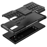 Sturzsichere, robuste Outdoor Handyhülle für Samsung Galaxy S23 Ultra in Schwarz