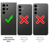 Sturzsichere, robuste Outdoor Handyhülle für Samsung Galaxy S24 Ultra in Grün