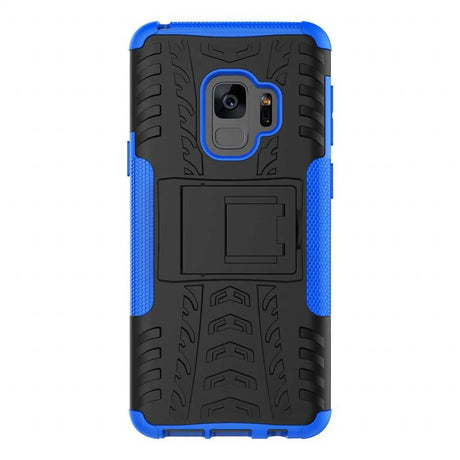 Sturzsichere, robuste Outdoor Handyhülle für Samsung Galaxy S9 in Blau