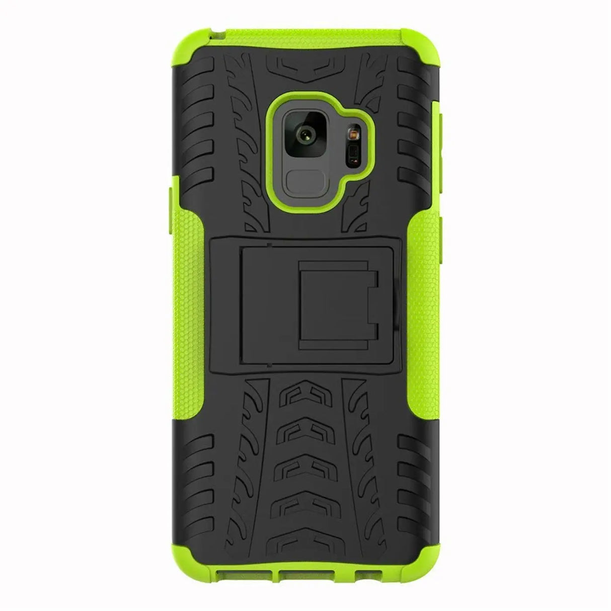 Sturzsichere, robuste Outdoor Handyhülle für Samsung Galaxy S9 in Grün