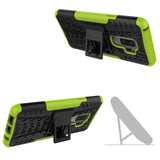 Sturzsichere, robuste Outdoor Handyhülle für Samsung Galaxy S9 in Grün