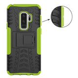 Sturzsichere, robuste Outdoor Handyhülle für Samsung Galaxy S9 in Grün