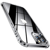 Stoßdämpfende, durchsichtige Handyhülle für iPhone 12 / 12 Pro
