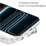 Stoßdämpfende, durchsichtige Handyhülle für iPhone 17 Pro