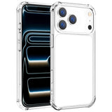 Stoßdämpfende, durchsichtige Handyhülle für iPhone 17 Pro Max