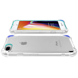 Stoßdämpfende, durchsichtige Handyhülle für iPhone 7 Plus / 8 Plus