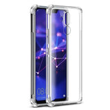 Stoßdämpfende, durchsichtige Handyhülle für Huawei Mate 20 Lite