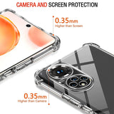 Stoßdämpfende, durchsichtige Handyhülle für Huawei Nova 9 / Honor 50