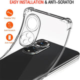 Stoßdämpfende, durchsichtige Handyhülle für Huawei Nova 9 / Honor 50