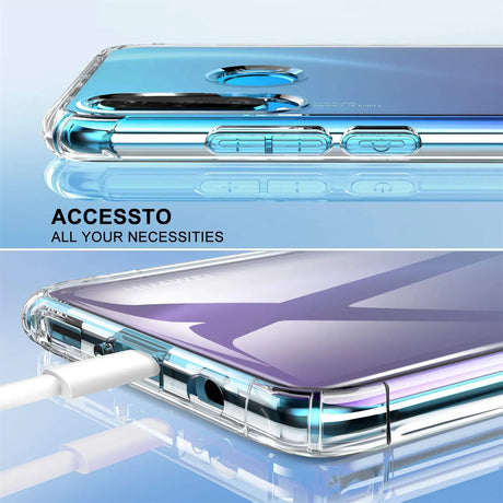 Stoßdämpfende, durchsichtige Handyhülle für Huawei P20 Lite