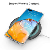 Stoßdämpfende, durchsichtige Handyhülle für Huawei P40
