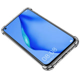 Stoßdämpfende, durchsichtige Handyhülle für Huawei P40 Lite E