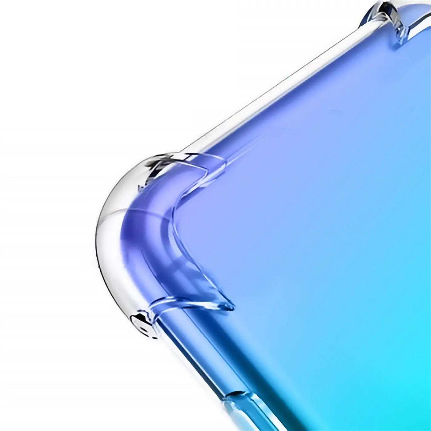 Transparente Hülle mit verstärkten Ecken, Nahaufnahme, Huawei P Smart 2019.