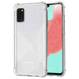 Stoßdämpfende, durchsichtige Handyhülle für Samsung Galaxy A02s