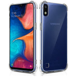 Stoßdämpfende, durchsichtige Handyhülle für Samsung Galaxy A10