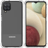 Stoßdämpfende, durchsichtige Handyhülle für Samsung Galaxy A12 / M12