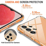 Stoßdämpfende, durchsichtige Handyhülle für Samsung Galaxy A13 4G