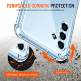 Stoßdämpfende, durchsichtige Handyhülle für Samsung Galaxy A13 5G / A04s