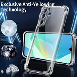 Stoßdämpfende, durchsichtige Handyhülle für Samsung Galaxy A17 5G