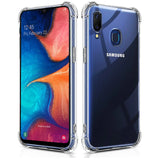 Stoßdämpfende, durchsichtige Handyhülle für Samsung Galaxy A20e