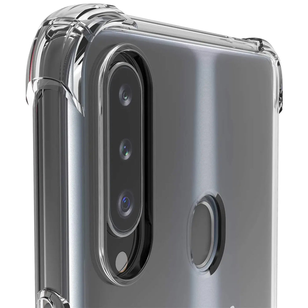 Stoßdämpfende, durchsichtige Handyhülle für Samsung Galaxy A20s