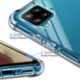 Stoßdämpfende, durchsichtige Handyhülle für Samsung Galaxy A22 4G / M32 / M22
