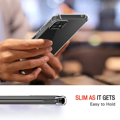 Stoßdämpfende, durchsichtige Handyhülle für Samsung Galaxy A22 5G