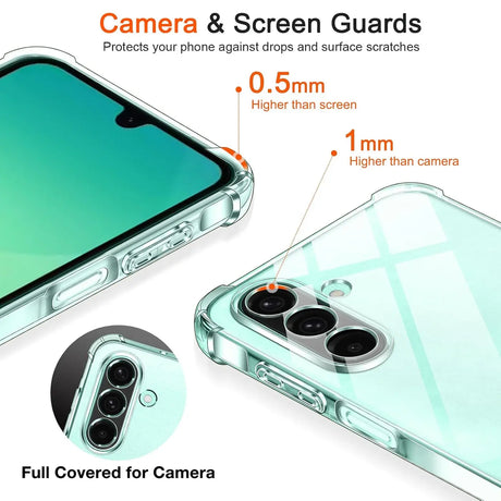Stoßdämpfende, durchsichtige Handyhülle für Samsung Galaxy A26 5G