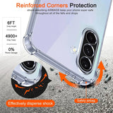 Stoßdämpfende, durchsichtige Handyhülle für Samsung Galaxy A36 5G