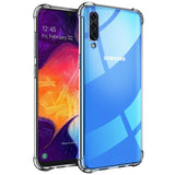 Stoßdämpfende, durchsichtige Handyhülle für Samsung Galaxy A50 / A30s