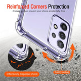 Stoßdämpfende, durchsichtige Handyhülle für Samsung Galaxy A52 / A52 5G / A52S 5G