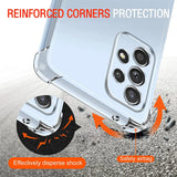 Stoßdämpfende, durchsichtige Handyhülle für Samsung Galaxy A53 5G