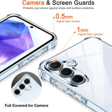 Stoßdämpfende, durchsichtige Handyhülle für Samsung Galaxy A55 5G