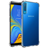 Stoßdämpfende, durchsichtige Handyhülle für Samsung Galaxy A7 2018
