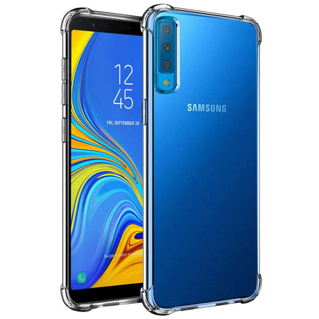 Stoßdämpfende, durchsichtige Handyhülle für Samsung Galaxy A7 2018