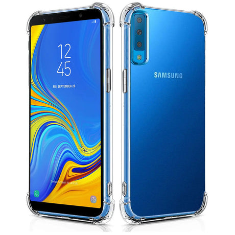 Stoßdämpfende, durchsichtige Handyhülle für Samsung Galaxy A7 2018