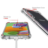 Stoßdämpfende, durchsichtige Handyhülle für Samsung Galaxy A90 5G