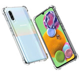 Stoßdämpfende, durchsichtige Handyhülle für Samsung Galaxy A90 5G