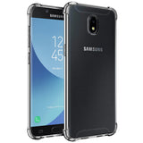 Stoßdämpfende, durchsichtige Handyhülle für Samsung Galaxy J3 2017