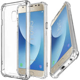 Stoßdämpfende, durchsichtige Handyhülle für Samsung Galaxy J3 2017