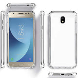 Stoßdämpfende, durchsichtige Handyhülle für Samsung Galaxy J3 2017