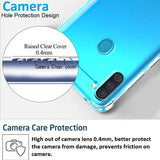 Stoßdämpfende, durchsichtige Handyhülle für Samsung Galaxy M11