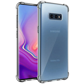 Stoßdämpfende, durchsichtige Handyhülle für Samsung Galaxy S10E